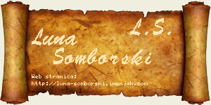 Luna Somborski vizit kartica